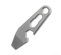 Volakebeing Outil multifonction en alliage avec décapsuleur, clé hexagonale et tournevis à tête plate - Barre de levier compacte pour camping, randonnée, voyage - Porte-clés utilitaire d'extérieur