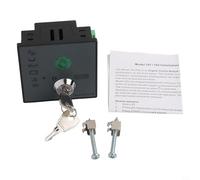 Volakebeing Panneau de commande de générateur 701K-AS pour groupe électrogène automatique avec indicateur de défaut LED et compteur d'heures, ABS et métal