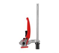 Volakebeing Pince robuste pour tables de travail du bois, compatible avec les trous de chien de 1,9 cm, avec mécanisme à cliquet rapide pour le travail du bois, le bricolage et la menuiserie, serrage