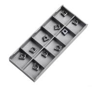 Volakebeing Pour CCMT060204-SM IC907 pour inserts en carbure CNC, 10 pièces, outil de tournage de trou intérieur pour support SCLCR, pour insert indexable avec haute force de préhension et serré