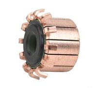 Volakebeing Pour commutateur de moteur 12P dents en cuivre type crochet pour moteurs électriques, 23 x 8 x 17 (18) mm OD/ID/H, compatible avec les outils électriques et les appareils ménagers, (1