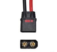 Volakebeing QS8-S Connecteur de câble de batterie anti-étincelles 8 AWG en silicone Adaptateur haut courant mâle femelle pour drone FPV électrique pour vélo 85 A 36 V (mâle)
