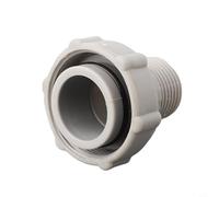 Volakebeing Raccord de vidange pour piscine hors sol avec diamètre intérieur de 3,8 cm et diamètre extérieur de 2,5 cm, raccord de tuyau à filetage interne de 1,9 cm, compatible avec les modèles de la