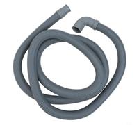 Volakebeing Rallonge de tuyau de vidange flexible pour machine à laver et lave-vaisselle - 1 m/,5 m/2 m en polypropylène pour raccordement de sortie (20-23 mm) (2 m)