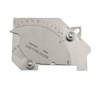 Volakebeing Règle d'inspection de soudure de type came en acier inoxydable pour mesurer les angles, les hauteurs, les largeurs, les écarts, outil de mesure professionnel de soudure de filet