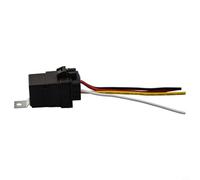 Volakebeing Relais 4 broches robuste avec prise 12 V 24 V 30 A 40 A SPDT étanche automobile voiture camion bateau bateau électrique harnais (24 V)