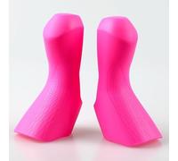 Volakebeing Road for Bike Shifter Capot de frein pour guidon de vélo avec poignée de levier de vitesse de protection compatible Drop Str7020 manchon en silicone (rose)