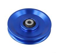 Volakebeing Roue de poulie en aluminium pour accessoires d'équipement de fitness, portique en métal de 85 à 114 mm avec roulement 6202RS, pour usiné CNC AB6061 résistance, (105 mm bleu uni)