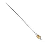 Volakebeing Sonde à électrode G3/8 en acier inoxydable pour chaudière à vapeur, équipement industriel SUS304, connexion en laiton 4,4 x 342 mm