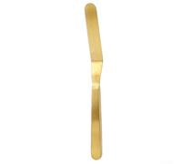 Volakebeing Spatule à glaçage de gâteau en acier inoxydable de 20,3 cm pour la cuisson, lame de 1,8 cm de large, passe au lave-vaisselle, argent (doré)