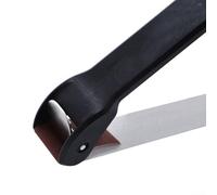 Volakebeing Support de papier abrasif à main avec bande abrasive pour meulage, polissage, bois, métal, automobile, matériau ABS, poignée antidérapante, vis rotative, rainures à ressort