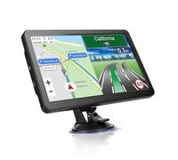 Volakebeing Système de navigation GPS de 22,9 cm pour voitures, camions, véhicules avec cartes européennes 2025, Royaume-Uni, France, guidage vocal FM intégré, écran 2D 3D, port de type C (en Europe)