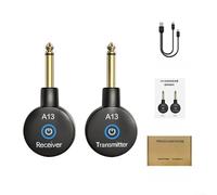 Volakebeing Système sans fil pour guitare électrique avec émetteur récepteur 2,4 GHz Technologie numérique Batterie intégrée Chargement USB pour basse Instruments Live Performance