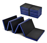 Volakebeing Tapis de mécanicien en mousse EVA à 6 plis - Imperméable et portable - Coussin de réparation de voiture pour le travail en plein air (bleu)