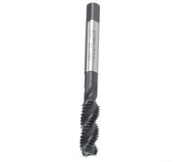 Volakebeing Taraud cannelé en spirale M8 x 1,25 pour machine à revêtement nitruré HSS - Outil de coupe à droite pour les applications de travail des métaux CNC