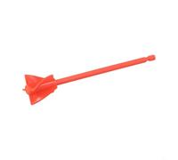 Volakebeing Tête agitatrice en résine époxy pour mélanger les liquides - Matériau ABS - Lame spirale de 16,5 cm - Rouge