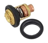 Volakebeing Thermostat avec joints pour moteurs hors-bord Johnson et Evinrude 5-235HP - Construction en acier inoxydable et cuivre, pièce de rechange compatible 5005440