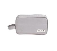 Volakebeing Trousse de toilette portable de voyage pour maquillage humide et sec avec plusieurs poches en polyester résistant à l'eau, récipient de rangement léger pour soins personnels, Voir image