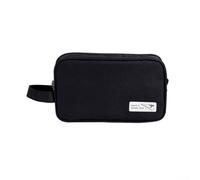 Volakebeing Trousse de toilette portable de voyage pour maquillage humide et sec avec plusieurs poches en polyester résistant à l'eau, récipient de rangement léger pour soins personnels, Voir image