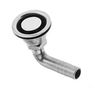 Volakebeing Vanne d'aération de réservoir marine en acier inoxydable 316 pour yacht, sortie de 16 mm de diamètre extérieur 12 mm ID avec évent de cuve, design compact de 7,9 x 20,1 cm, pas de perçage