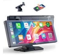 Volam CarPlay sans Fil et pour Apple Carplay&Android Auto,Écran Tactile IPS de 9.26 Pouces ecran Voiture,Voiture Autoradio,Autoradio Portable avec Mirrorlink/Bluetooth/GPS Navigation/Siri/Goo-gle