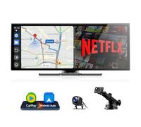 Volam Écran CarPlay 10,25 Pouces,Car Play Voiture avec Net-flix/Youtube,CarPlay et Android Auto,carplay Voiture,écran Tactile 1920 x 720 Pixels,caméra de recul,Wi-FI/Bluetooth 2.4G et 5G
