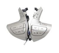 Volant Boutons Commande Compatible Avec Toyota Pour Hilux 2011 2012 2013 84250-0E220 84250-0E120 Accessoires De Commutateur De Bouton De Commande Audio De Volant De Voiture(Silver)