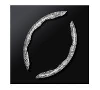 Volant Caches Voiture Demi-Ensemble Antidérapant Universel Voiture Couverture Poignée Décorative Style Carte Couvre-Volant Protection(2PCS White Grey)