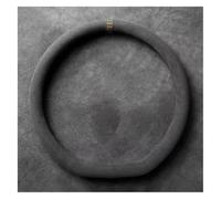 Volant Caches Voiture Housse De Volant De Voiture Toutes Saisons en Daim Antidérapant en Forme De D Rond Respirant Protecteur De Volant De Protection(Type D-Yellow)