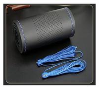 Volant Caches Voiture Housse Volant Voiture Tressée Universelle 38 Cm en Cuir Microfibre Aiguilles Et Fil Doux Accessoires D'intérieur(4)