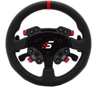 Volant cuir GT 330mm type R pour GT Pro Hub (K) avec palettes Simracing