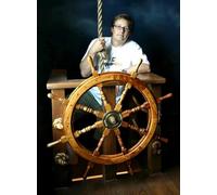 Volant de bateau en bois Pirates 91,4 cm