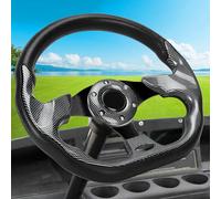 Volant de voiturette de golf pour EZGO, Club Car, Yamaha, Volant universel EZGO, Club Car, style course cool, volant de voiturette de golf