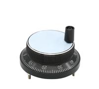 Volant de commande CNC noir, générateur d'impulsions manuel 5/12/24V 4/6 broches 100 impulsions, encodeur rotatif 60mm for machine CNC(12v-4pin-25pulse,60mm)