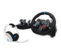 Volant de course G29 - LOGITECH - Pédalier - Casque Astro A10 V2 - Filaire - Compatible PS5 PS4 PC Mac