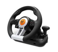 KROM K-Wheel - Ensemble volant et pédales - filaire - pour PC, Sony PlayStation 3, Microsoft Xbox One, Sony PlayStation 4 Noir G