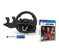Volant de course - Sony - PS4/PS5 - Pédales incluses - 270 degrés de rotation - Compatible PC
