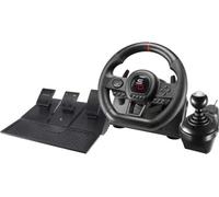 Volant de course - SUPERDRIVE - GS650-X - Levier de vitesse manuel - 3 pédales - Palettes - PS4 / Xbox