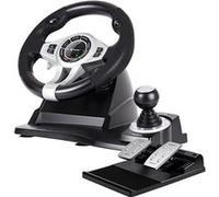 Volant de course - TRACER - Roadster - Filaire - Compatible PC/PS3/PS4/XBox One - 12 boutons Noir G