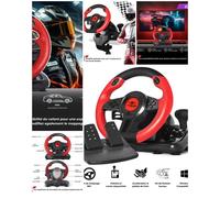 Volant de jeu - SPIRIT OF GAMER - Race Pro Wheel 1 - Compatible WINDOWS 11 - Programmable - 180°