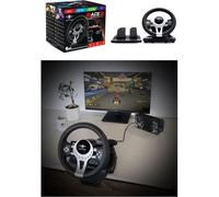 Volant de jeu - SPIRIT OF GAMER - Race Pro Wheel 2 - Compatible Xbox, PS4, PC - Pédales incluses - USB