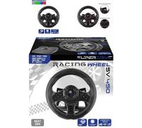 Volant de jeu - SUBSONIC - Race Pro SV450 - Compatible Xbox, PS4, PC - Pédalier inclus - Rotation 180°