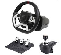 Volant de jeux vidéo - Maxx Tech MXT-PROFFW - Kit Pro FF Racing - USB - Multi-plateforme - Noir