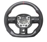 Volant de rechange en fibre de carbone avec revêtement en cuir, compatible avec BMW MINI R55, R56, R57, R58, R59, R60, R61(No Shift Paddles)