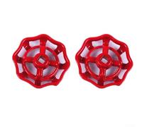 Volant de rechange en fonte pour vanne de portail ou vanne à soupape sphérique, poignée de roue pour robinet et plomberie, alésage de 6 mm, 7 mm, 8 mm, finition cuivrée (8 mm)