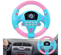 Volant de Simulation pour Siège Passager - Éducation Précoce et Développement Intellectuel Enfant | Jouet de Conduite avec Effets Sonores Filles Garçons 20cm