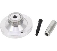 Volant de tour 80mm en alliage d'aluminium avec manivelle pour mini tours 7x12 7x14 0618 CJ18A