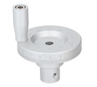 Volant de tour de précision en alliage d'aluminium, alésage de 8 mm, double échelle, graduations 200 et 360, pour fraiseuse et remplacement de rail de guidage de table coulissante