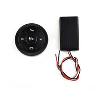 Volant de voiture sans fil télécommande volume de clé réglable 7 touches fonction personnalisable rétro-éclairage batterie remplaçable ABS PC noir 46 mm contrôleur pour modèles