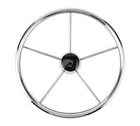Volant en bateau 5 parlange à 10 degrés en acier inoxydable Marine Marine Grade résistant à la corrosion Durable pour les bateaux Yachts NEARCRAFTS 15,5 pouces de diamètre 3/4